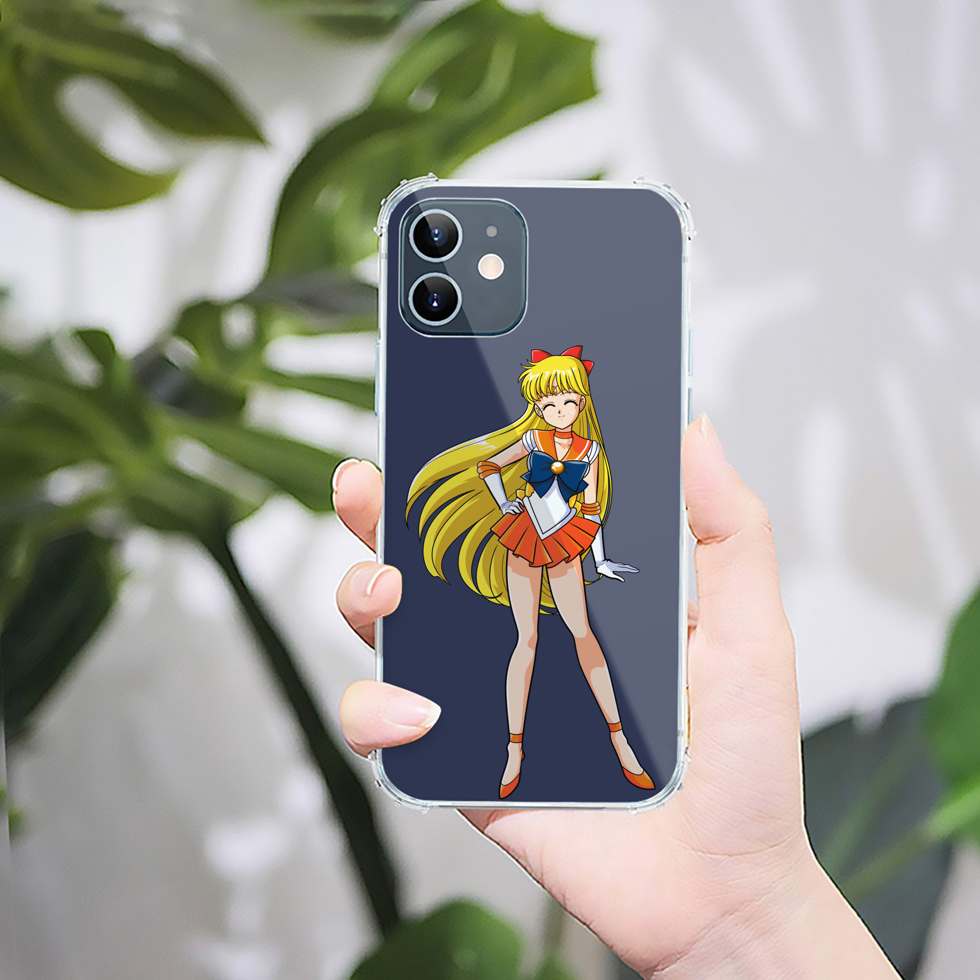 （画像用） 美少女戦士セーラームーン 愛野 美奈子 あいの みなこ Sailor Moon Aino Minako 【iPhone 12シリーズ対応】透明スマホケース（クリアソフトケース）